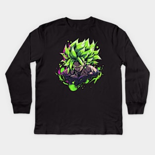 broly Kids Long Sleeve T-Shirt